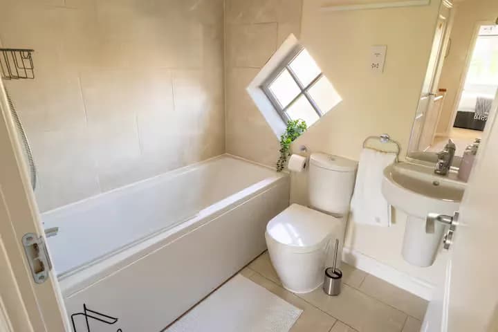 Bathroom with bath
